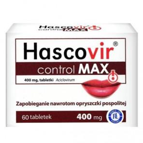 Hascovir Control Max 400 mg, 60 tabletek - zdjęcie produktu