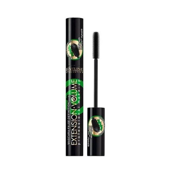 Tusz do rzęs Eveline Extension Volume, wydłużająco-podkręcający, CZARNY, 10 ml - zdjęcie produktu