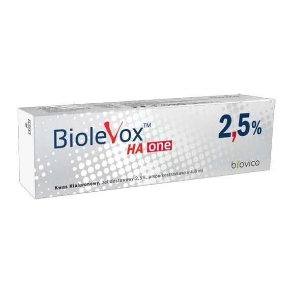 Biolevox HA One 2,5%, ampułkostrzykawka 4,8 ml, 1 szt. - zdjęcie produktu
