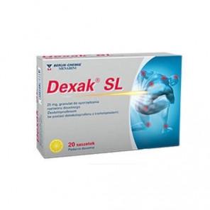 Dexak SL, 25 mg, granulat do sporządzenia roztworu doustnego w saszetkach, 20 szt. - zdjęcie produktu