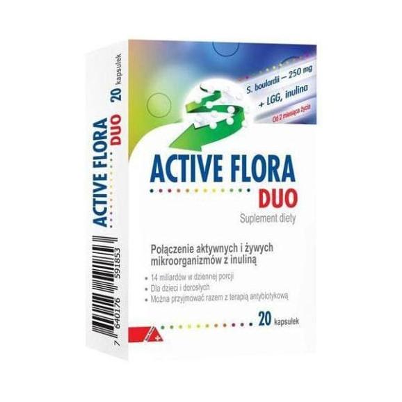 Active Flora Duo, kapsułki, 20 szt. - zdjęcie produktu