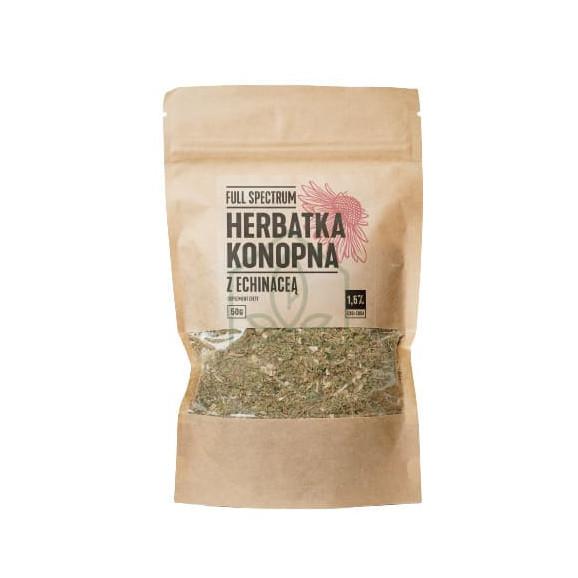 Herbatka Konopna CBD z echinaceą Full Spectrum, 50 g - zdjęcie produktu