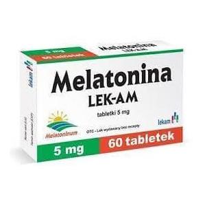 Melatonina LEK-AM, 5 mg, tabletki, 60 szt. - zdjęcie produktu