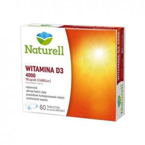 Naturell Witamina D3 4000, tabletki do ssania, 60 szt. - zdjęcie produktu