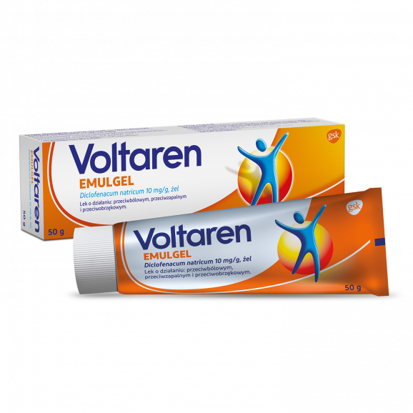 Voltaren Emulgel 1%, 10 mg / g, żel, 50 g - zdjęcie produktu