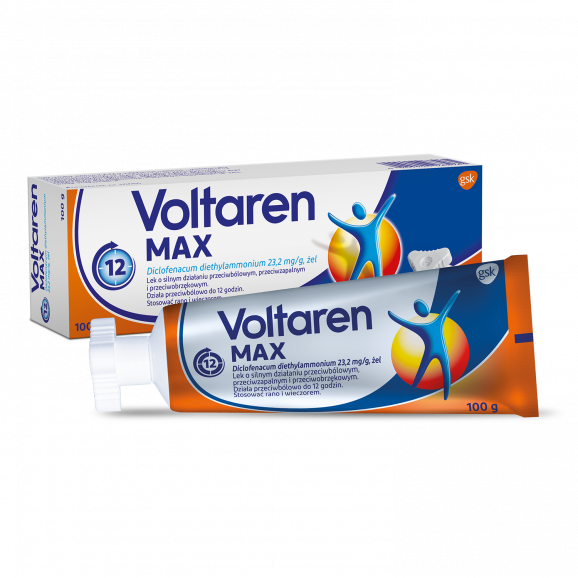 Voltaren Max, 23,2 mg/g, żel, 100 g - zdjęcie produktu