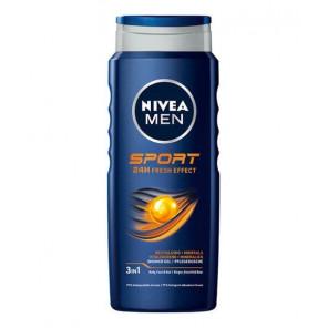Nivea MEN Sport 24H Fresh Effect 3w1, żel pod prysznic, 500 ml - zdjęcie produktu