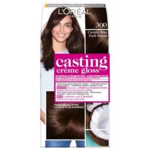 Krem koloryzujący do włosów L'Oréal Paris Casting Créme Gloss, 300 CIEMNY BRĄZ, 1 szt. - zdjęcie produktu