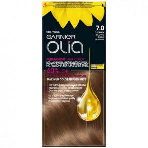 Farba do włosów Garnier New Olia, 7.0 CIEMNY BLOND, 1 szt. - zdjęcie produktu