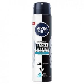 Nivea MEN Black & White Invisible Fresh, antyperspirant, spray, 250 ml - zdjęcie produktu
