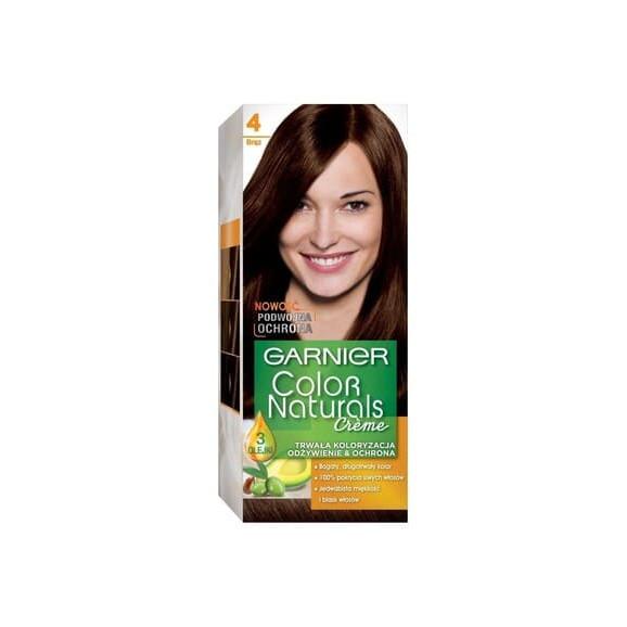 Farba do włosów Garnier Color Naturals, 4 BRĄZ, 1 szt. - zdjęcie produktu