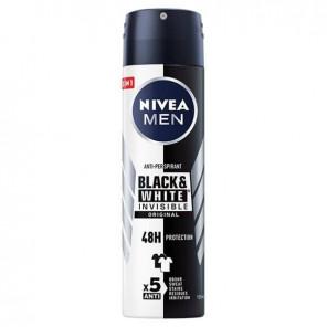 Nivea MEN Black & White Invisible Original, antyperspirant, spray, 150 ml - zdjęcie produktu