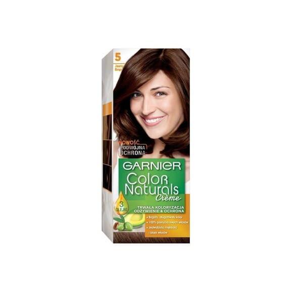 Farba do włosów Garnier Color Naturals, 5 JASNY BRĄZ, 1 szt. Farba do włosów Garnier Color Naturals, 5 JASNY BRĄZ, 1 szt. - zdjęcie produktu