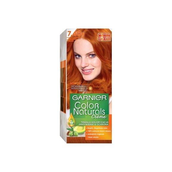 Farba do włosów Garnier Color Naturals, 7.40 MIEDZIANY BLOND, 1 szt. Farba do włosów Garnier Color Naturals, 7.40 MIEDZIANY BLOND, 1 szt. - zdjęcie produktu
