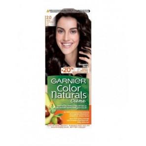 Farba do włosów Garnier Color Naturals, 2.0 BARDZO CIEMNY BRĄZ, 1 szt. - zdjęcie produktu