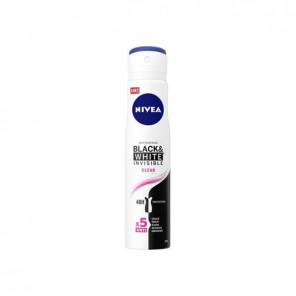 Nivea Black & White Invisible Clear, antyperspirant, spray, 250 ml - zdjęcie produktu
