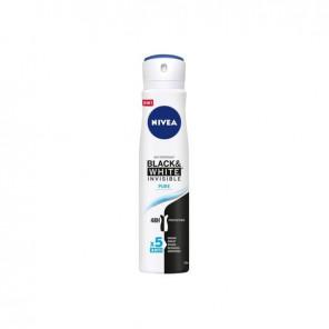 Nivea Black & White Invisible Pure, antyperspirant, spray, 250 ml - zdjęcie produktu