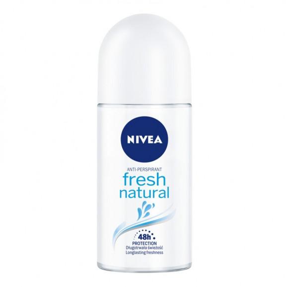 Nivea Fresh Natural, antyperspirant, roll on, 50 ml - zdjęcie produktu