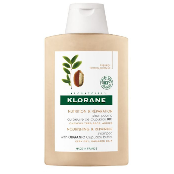Klorane, szampon z organicznym masłem Cupuacu, do włosów bardzo suchych i zniszczonych, 200 ml - zdjęcie produktu