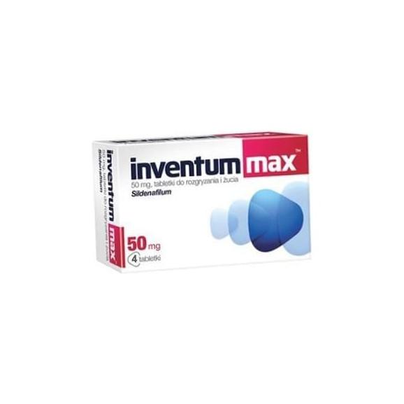 Inventum Max, 50 mg, tabletki, 4 szt. - zdjęcie produktu