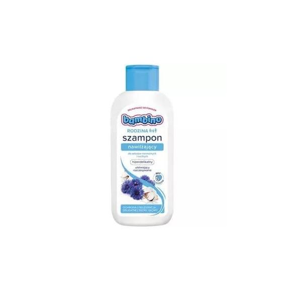 Bambino Rodzina, hiperdelikatny szampon nawilżający, włosy normalne i suche, 400 ml - zdjęcie produktu