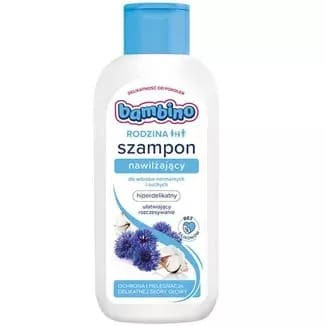 Bambino Rodzina, hiperdelikatny szampon nawilżający, włosy normalne i suche, 400 ml