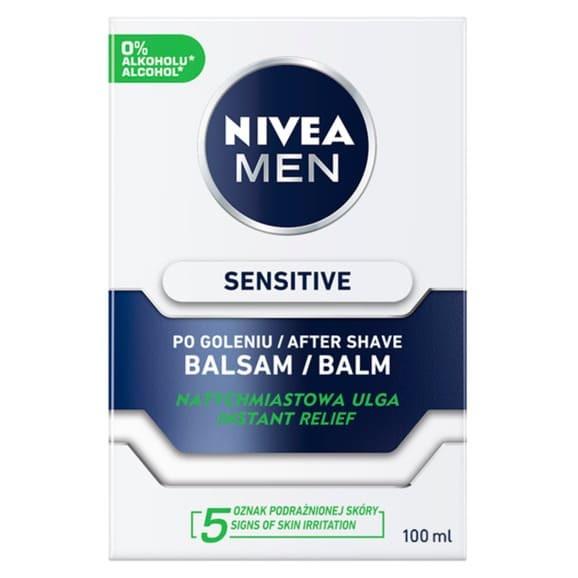 Nivea MEN Sensitive, łagodzący balsam po goleniu, 100 ml - zdjęcie produktu