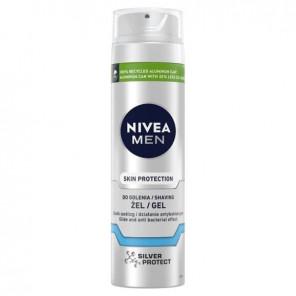 Nivea MEN Silver Protect, żel do golenia, 200 ml - zdjęcie produktu
