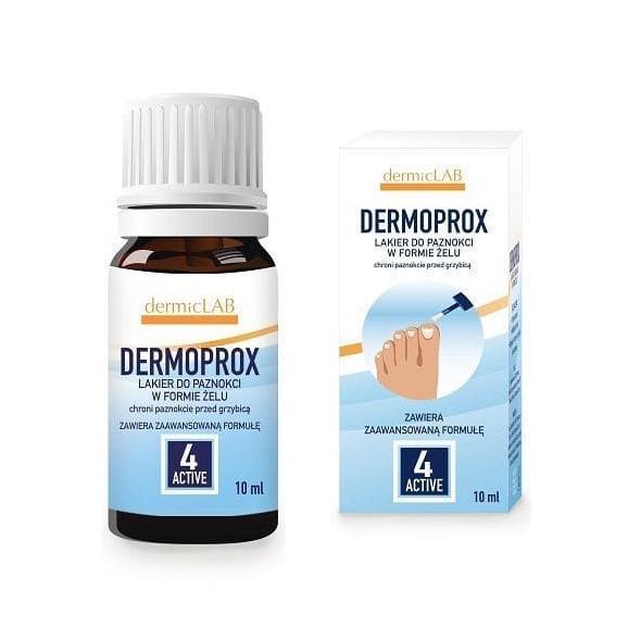Dermoprox, lakier do paznokci w formie żelu, ochronny, 10 ml - zdjęcie produktu