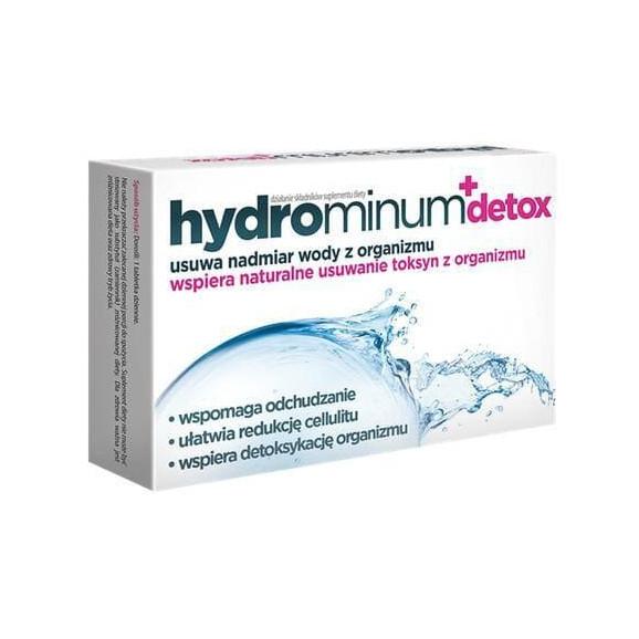 Hydrominum + Detox, tabletki, 30 szt. - zdjęcie produktu