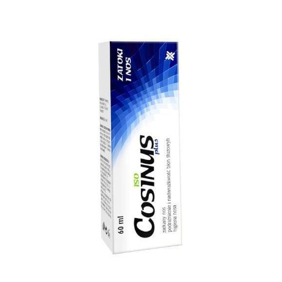 Iso Cosinus Plus, zatoki i nos, spray, 60 ml - zdjęcie produktu