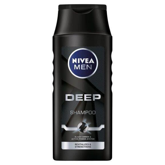 Nivea MEN Deep, szampon głęboko oczyszczający, 400 ml - zdjęcie produktu
