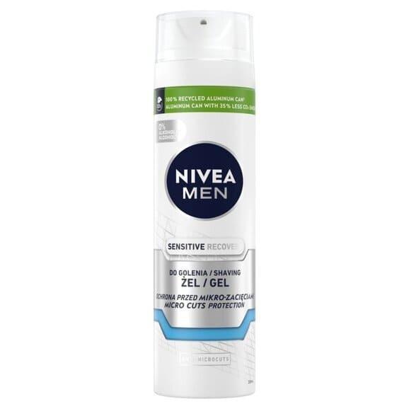 Nivea MEN Sensitive Recovery, regenerujący żel do golenia, 200 ml - zdjęcie produktu