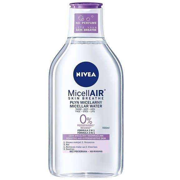 Nivea, kojący płyn micelarny, do cery wrażliwej i nadwrażliwej, 400 ml - zdjęcie produktu