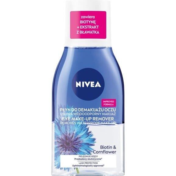 Nivea, oczyszczający dwufazowy płyn do demakijażu oczu, 125 ml - zdjęcie produktu