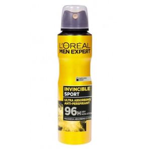 Antyperspirant L'Oreal Men Expert Invicible Sport, spray, 150 ml - zdjęcie produktu