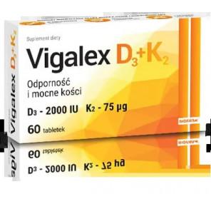 Vigalex D3+K2, tabletki, 60 szt. - zdjęcie produktu