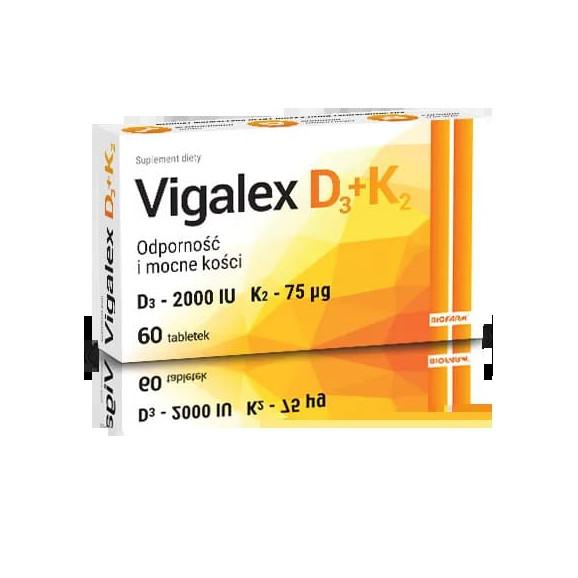 Vigalex D3+K2, tabletki, 60 szt. - zdjęcie produktu