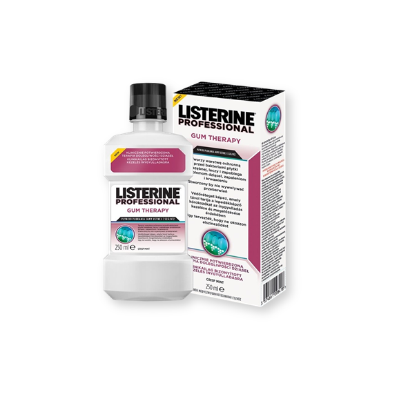 Listerine Professional Gum Therapy, płyn do płukania jamy ustnej, 250 ml - zdjęcie produktu