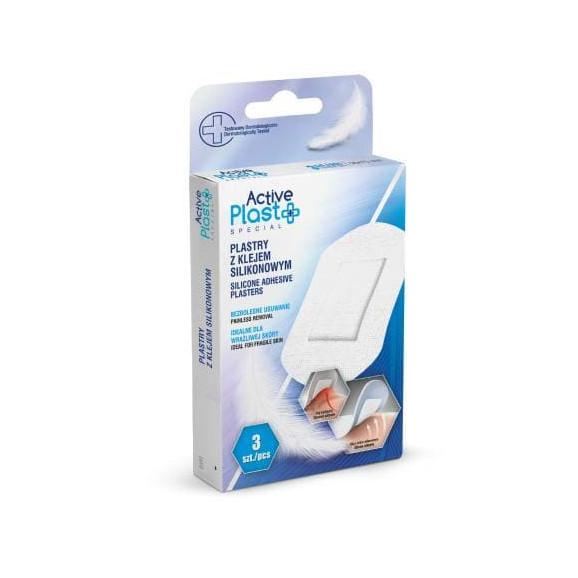 Active Plast Special, plastry z klejem silikonowym, 3 szt. - zdjęcie produktu