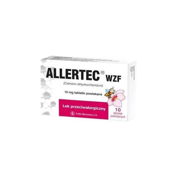 Allertec WZF, 10 mg, tabletki powlekane, 10 szt. - zdjęcie produktu
