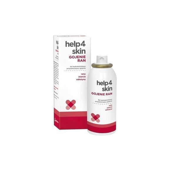 Help4Skin Gojenie Ran, żel hydrokoloidowy, spray, 75 g, Help4Skin Gojenie Ran, żel hydrokoloidowy, spray, 75 g, - zdjęcie produktu