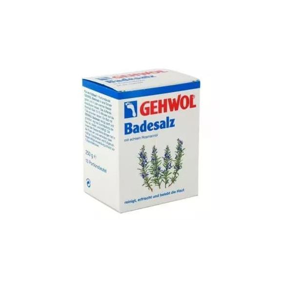 Gehwol Badesaltz, sól do kąpieli z rozmarynem, 10 x 25 g Gehwol Badesaltz, sól do kąpieli z rozmarynem, 10 x 25 g - zdjęcie produktu