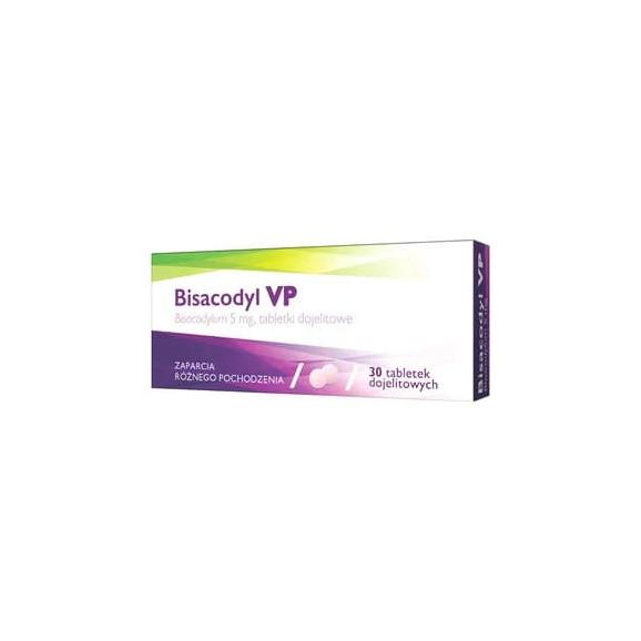 Bisacodyl VP, 5 mg, tabletki dojelitowe, 30 szt. - zdjęcie produktu
