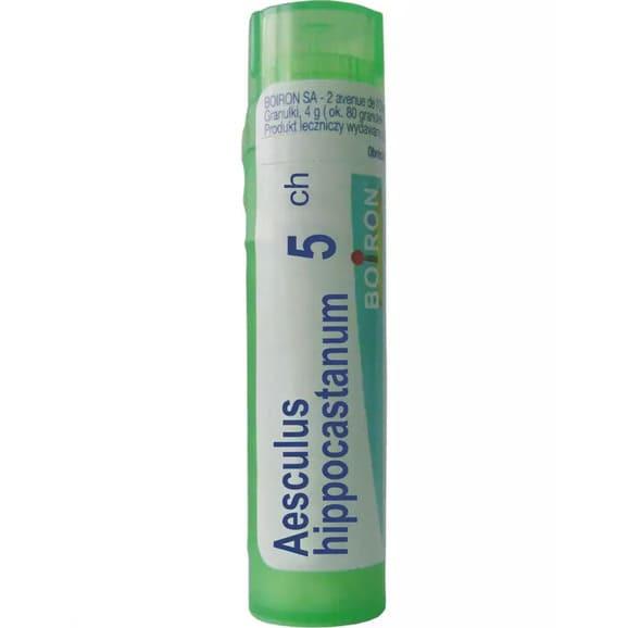 Boiron Aesculus Hippocastanum, 5 CH, granulki, 4 g Boiron Aesculus Hippocastanum, 5 CH, granulki, 4 g - zdjęcie produktu