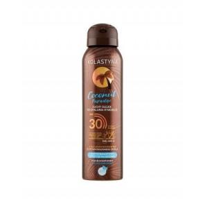 Kolastyna Coconut Paradise, wodoodporny suchy olejek do opalania, spray, SPF 30, 150 ml - zdjęcie produktu