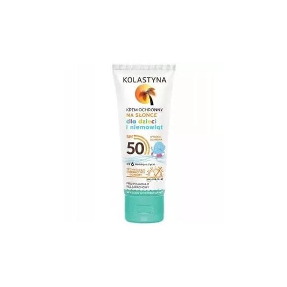 Kolastyna, wodoodporny ochronny krem na słońce dla dzieci i niemowląt, SPF 50, 75 ml - zdjęcie produktu
