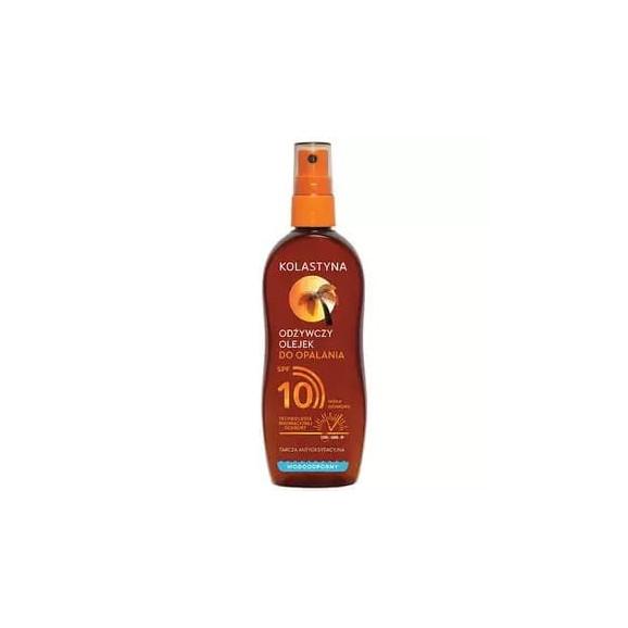 Kolastyna, wodoodporny odżywczy olejek do opalania, SPF 10, 150 ml - zdjęcie produktu