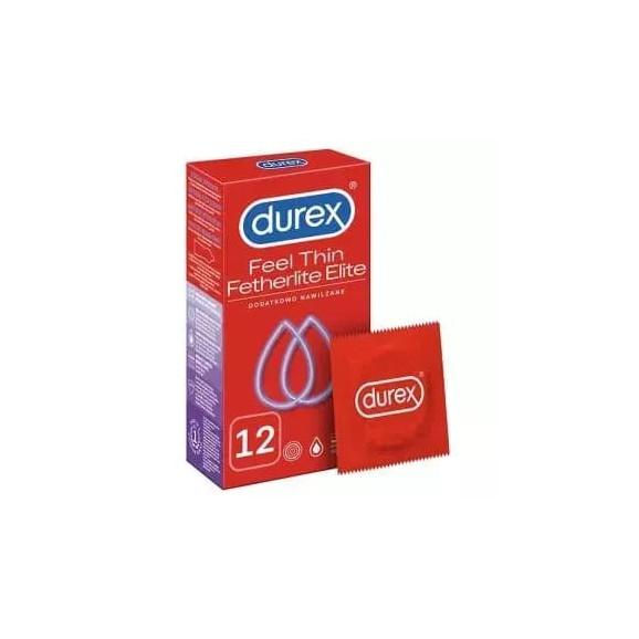 Durex Feel Thin Fetherlite Elite, prezerwatywy, 12 szt. - zdjęcie produktu