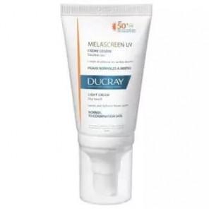Ducray Melascreen UV, lekki krem ochronny na przebarwienia, skóra normalna i mieszana, SPF 50+, 40 ml - zdjęcie produktu